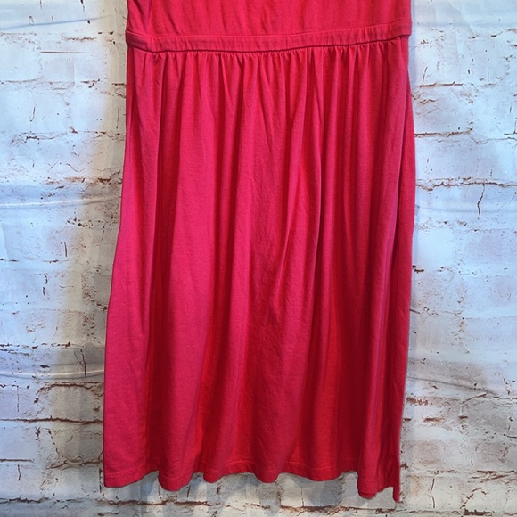 Loft Dress Womens Medium Sleeveless Babydoll Style Pink Scoop Neck casual sun - Picture 7 of 10